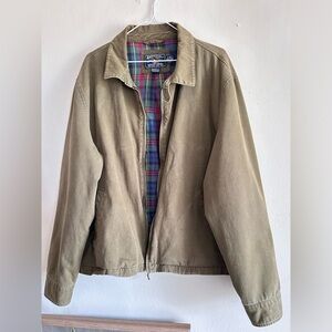 Vintage American Living Khaki Jacket Size XXL